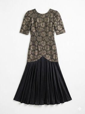 ✨ GO GOLD OR GO HOME: THE ULTIMATE VINTAGE GLAM COCKTAIL DRESS SHOWSTOPPER ✨